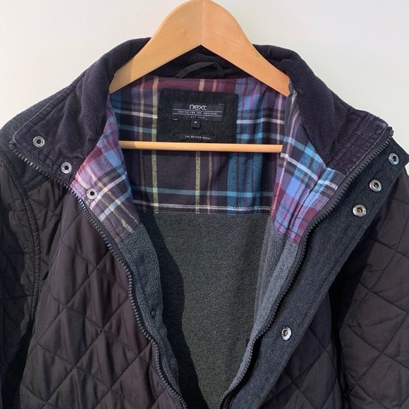 Next Uk Quilted Jacket Size Medium Men’s - Picture 11 of 11